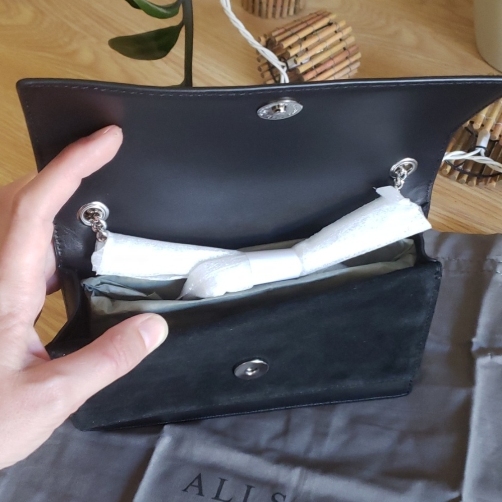 All Saints Sid multi crossbody shiny black… - Picture 3 of 6